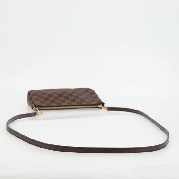 LOUIS VUITTON Damier Ebene Pochette Accessoires Pouch N41206 LV Auth 136130M - Picture 8 of 16